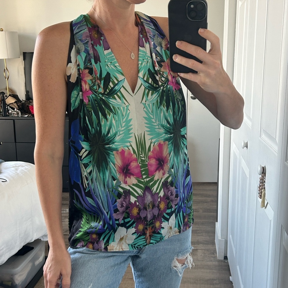 Marella Silk Floral Blouse 8